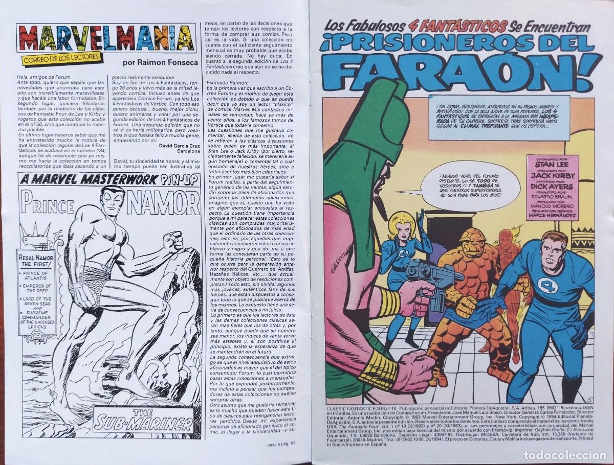 C&oacute;mics: Fantastic Four Classic n&ordm; 10 - Marvel - C&oacute;mics Forum 1994 - Foto 2