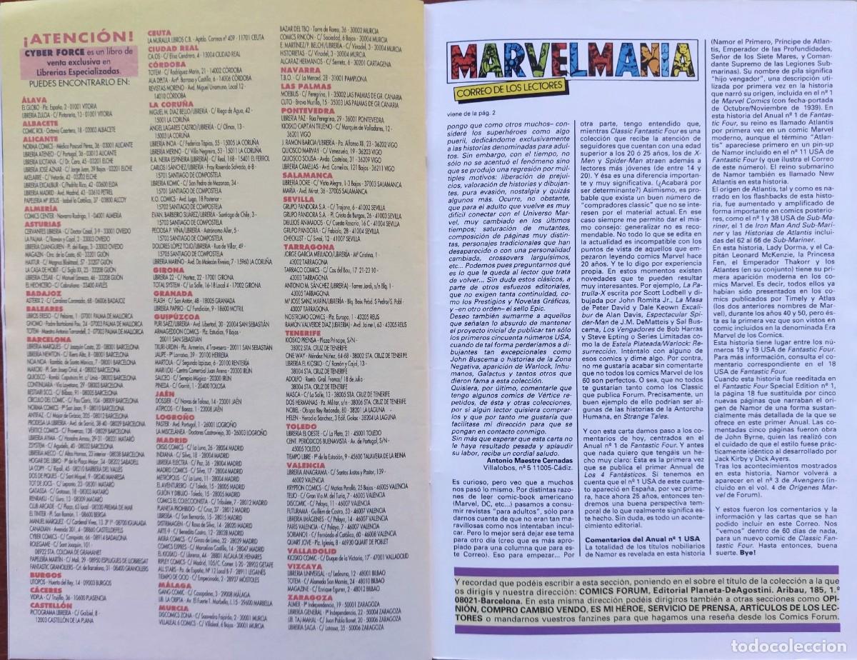 C&oacute;mics: Fantastic Four Classic n&ordm; 10 - Marvel - C&oacute;mics Forum 1994 - Foto 10