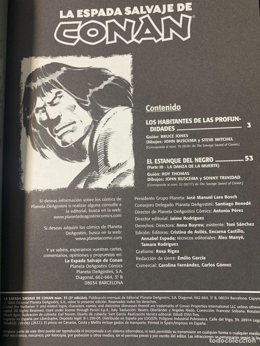 C&oacute;mics: COMICS; &laquo; LA ESPADA SALVAJE N&ordm; 33 &raquo; EDICCI&Oacute;N COLECCIONISTA - Foto 3