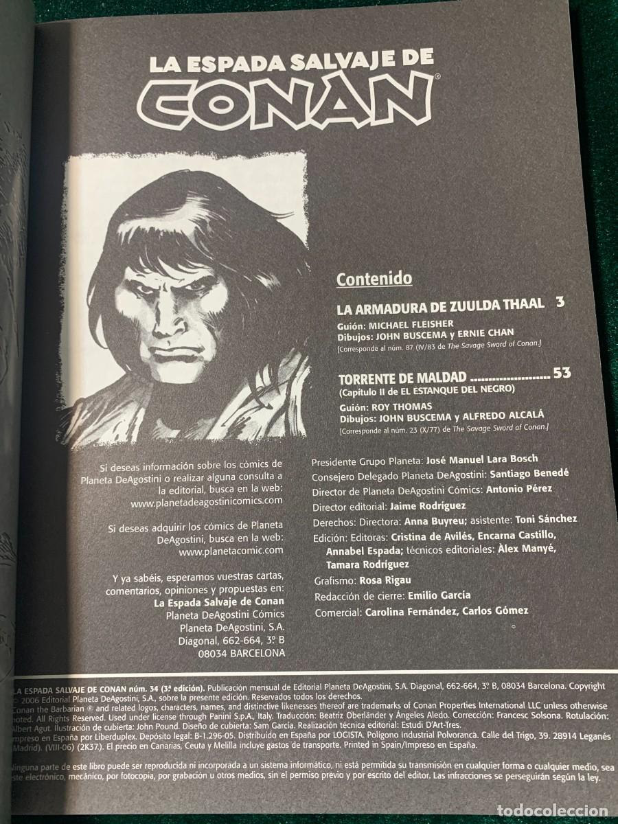 C&oacute;mics: COMICS; &laquo; LA ESPADA SALVAJE N&ordm; 34 &raquo; EDICCI&Oacute;N COLECCIONISTA - Foto 3