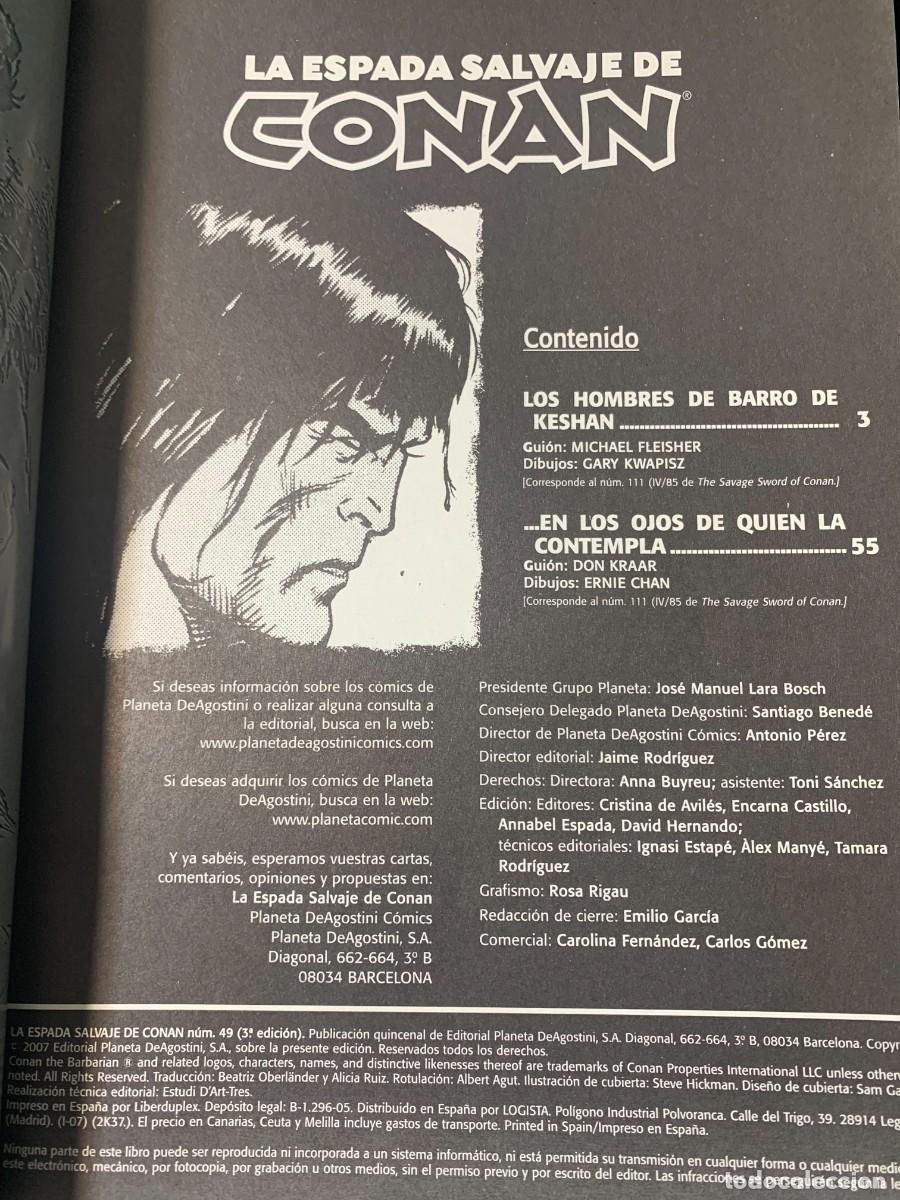 C&oacute;mics: COMICS; &laquo; LA ESPADA SALVAJE N&ordm; 49 &raquo; EDICCI&Oacute;N COLECCIONISTA - Foto 3
