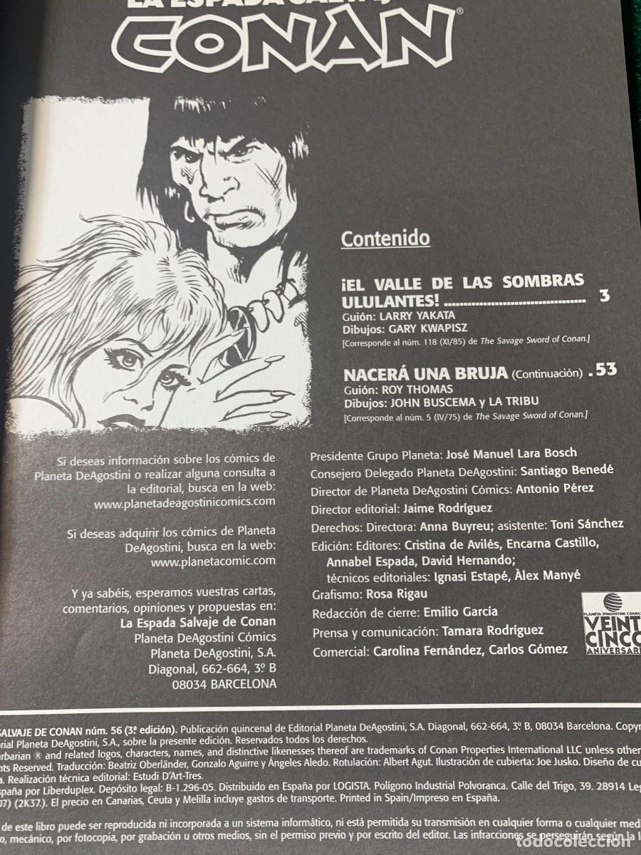 C&oacute;mics: COMICS; &laquo; LA ESPADA SALVAJE N&ordm; 56 &raquo; EDICCI&Oacute;N COLECCIONISTA - Foto 3