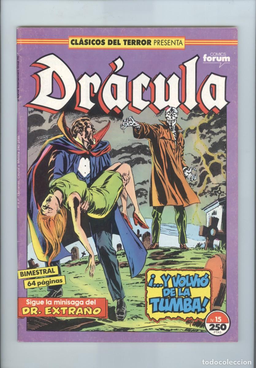 C&oacute;mics: Forum. Dr&aacute;cula cl&aacute;sicos del terror. 15. - Foto 1