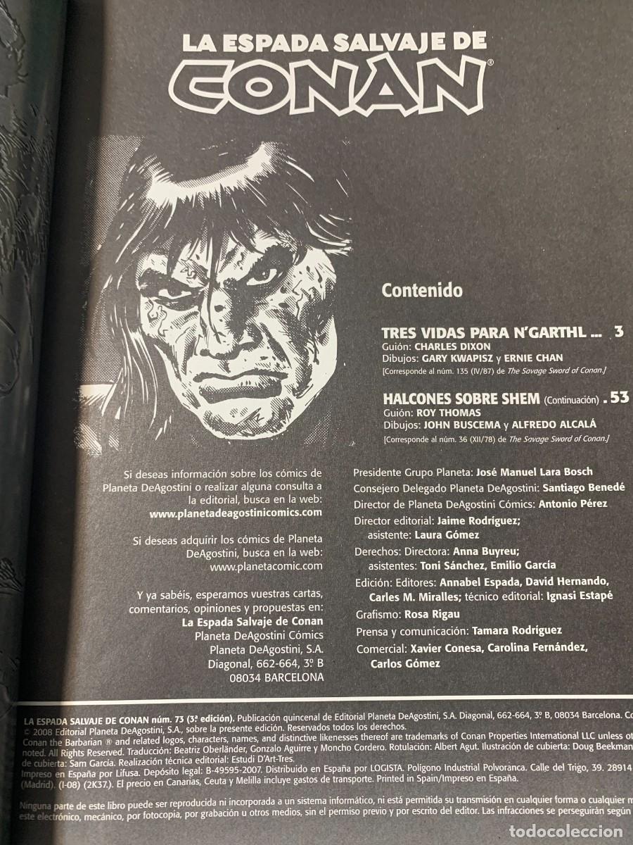 C&oacute;mics: COMICS; &laquo; LA ESPADA SALVAJE N&ordm; 73 &raquo; EDICCI&Oacute;N COLECCIONISTA - Foto 3