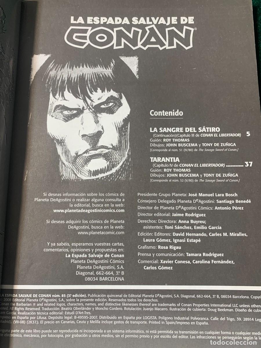 C&oacute;mics: COMICS; &laquo; LA ESPADA SALVAJE N&ordm; 85 &raquo; EDICCI&Oacute;N COLECCIONISTA - Foto 3