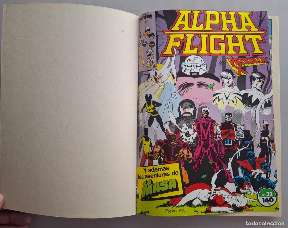 C&oacute;mics: Alpha Flight de F&oacute;rum N&ordm; 32-33-34-35 - C&oacute;mic Marvel - RETAPADO - Foto 2