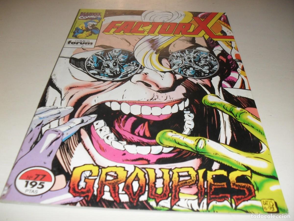 C&oacute;mics: FACTOR X N&ordm; 77.CON INDICE DE FACTOR X,(DE 94).FORUM,1988 - Foto 1