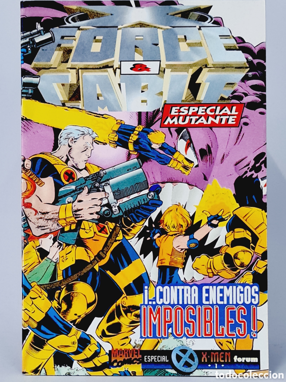 C&oacute;mics: C&Oacute;MIC EXCELENTE X-FORCE CABLE CROSSOVER FORUM MARVEL ESPECIAL EXTRA MUTANTES GRAPA - Foto 1
