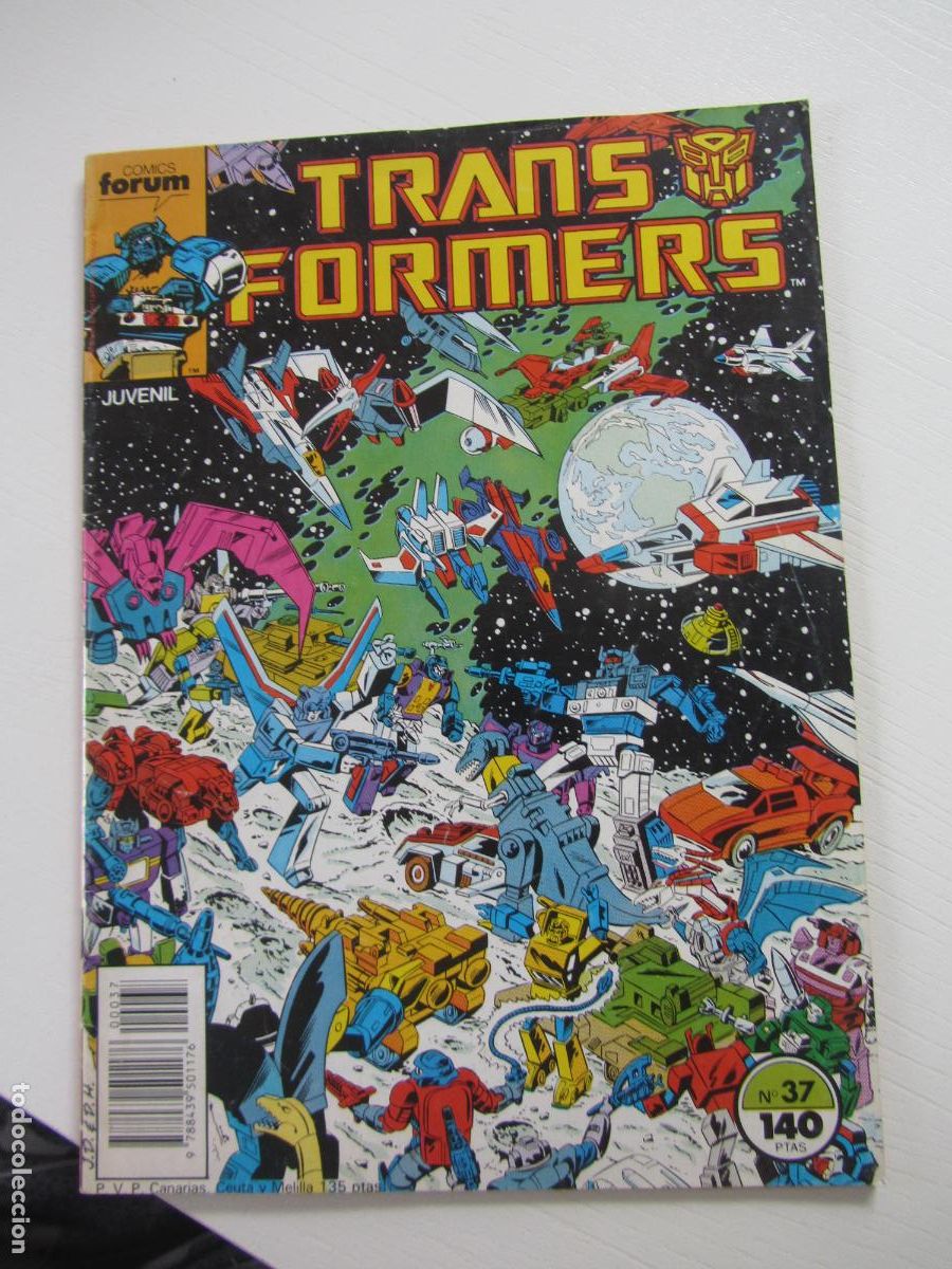 C&oacute;mics: TRANSFORMERS N&ordm; 37 - FORUM 1988 BUEN ESTADO arx353 - Foto 1