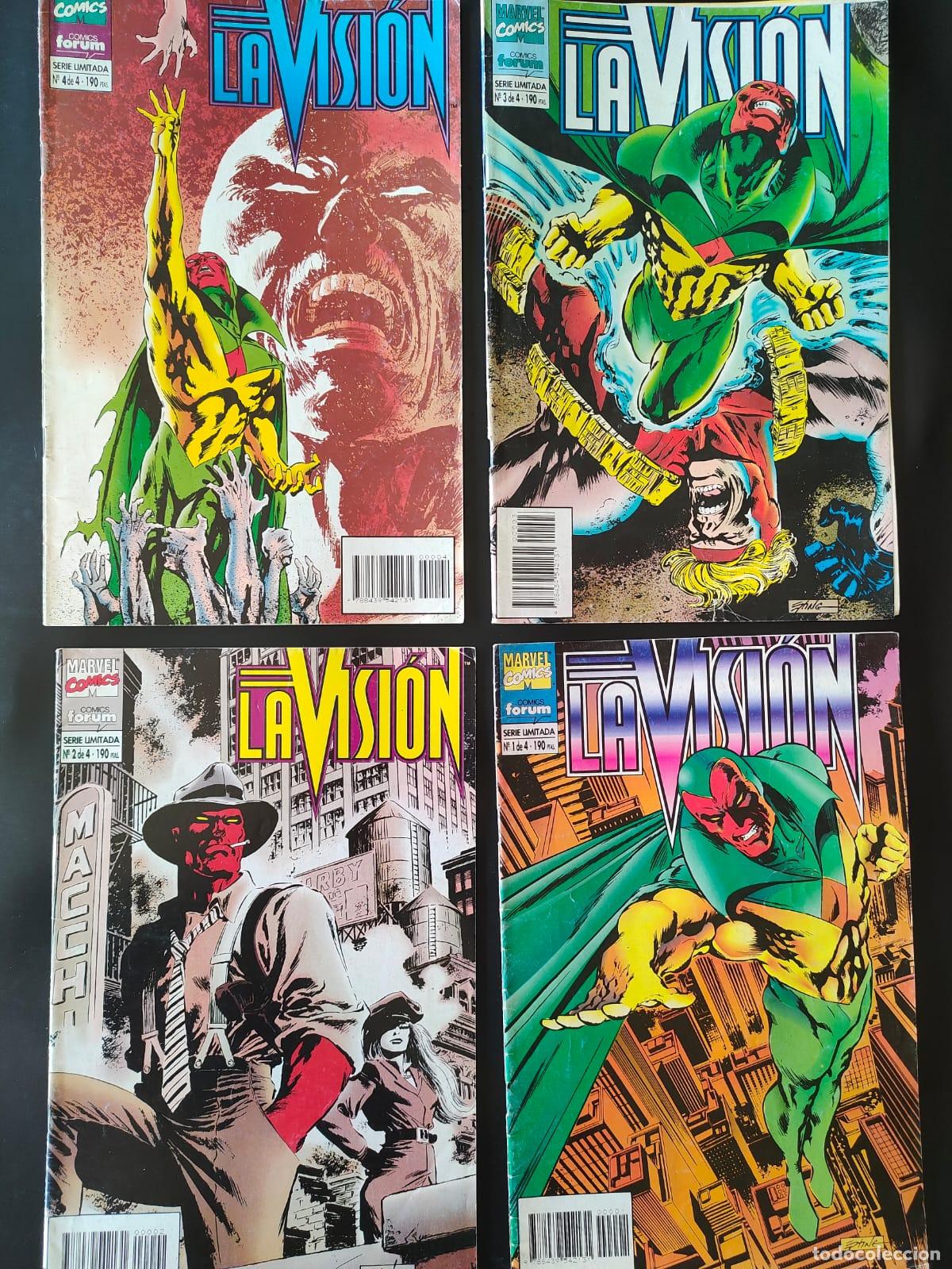 C&oacute;mics: LA VISION SERIE COMPLETA 4 NUMEROS - Foto 1