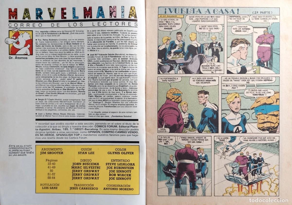 C&oacute;mics: Los 4 Fant&aacute;sticos n&ordm; 68 - C&oacute;mics Forum 1988 - Foto 2