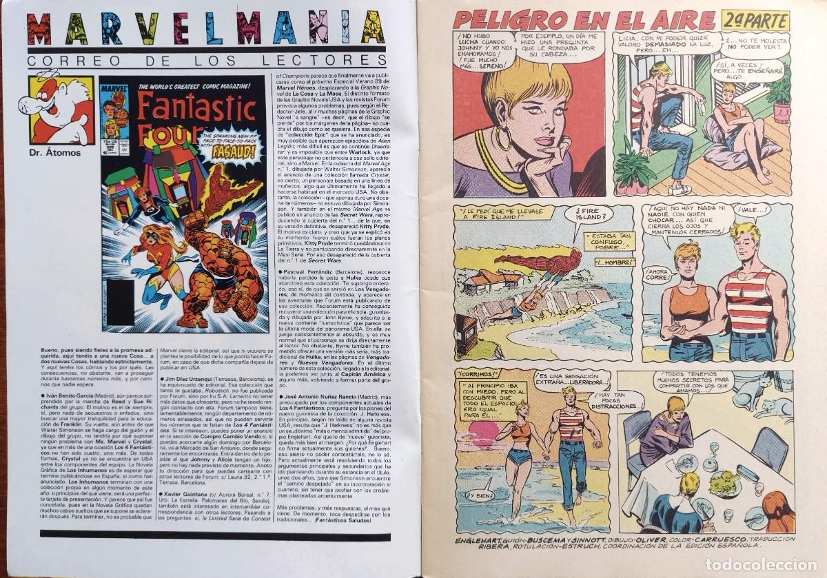 C&oacute;mics: Los 4 Fant&aacute;sticos n&ordm; 80 - C&oacute;mics Forum 1989 - Foto 2