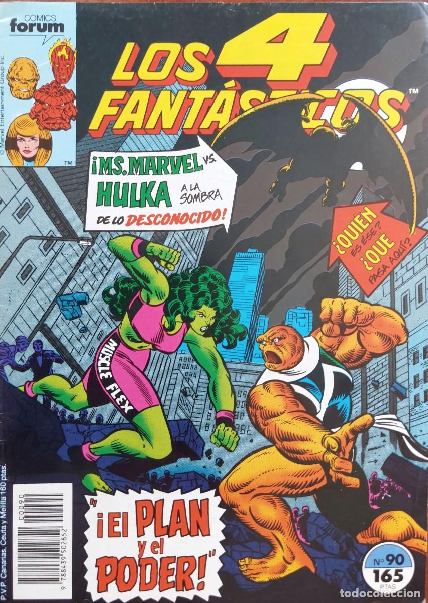 C&oacute;mics: Los 4 Fant&aacute;sticos n&ordm; 90 - C&oacute;mics Forum 1990 - Foto 1