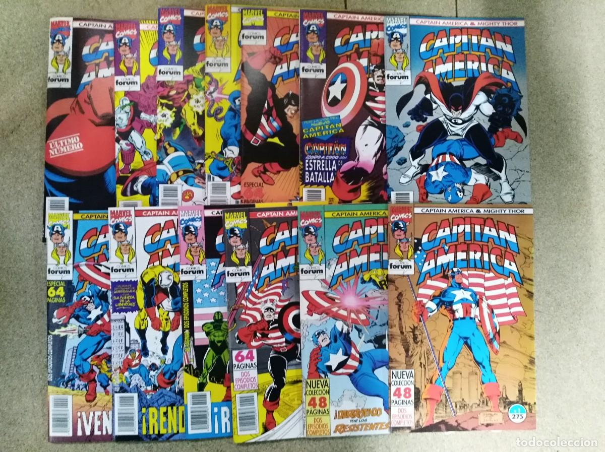 C&oacute;mics: Capitan America y Poderoso Thor.Vol.2.Completa 13 Comics.Marvel.Forum - Foto 1