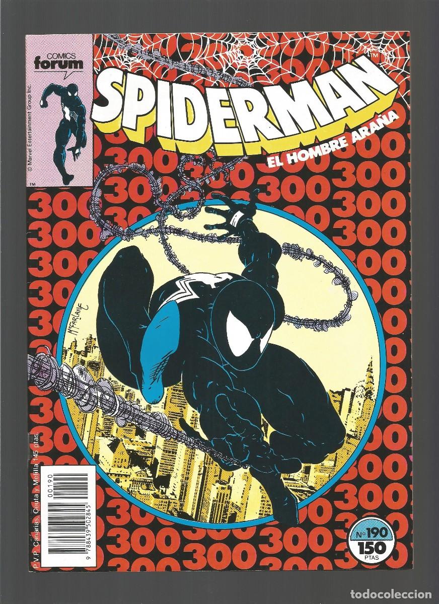 C&oacute;mics: SPIDERMAN n&ordm; 190, editorial FORUM 1987, excelente estado - Foto 1