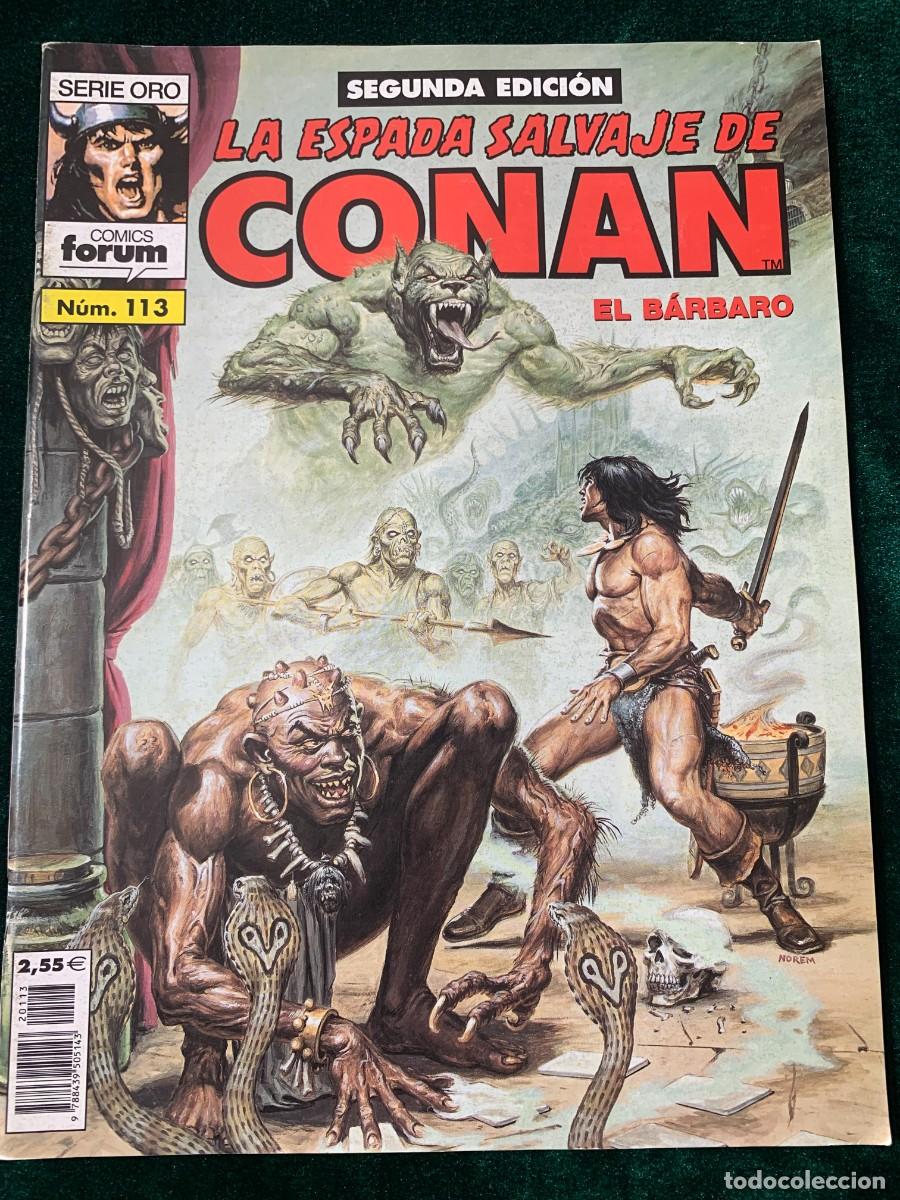 C&oacute;mics: COMICS; &laquo; LA ESPADA SALVAJE DE CONAN N&ordm; 113 &raquo; SERIE ORO - Foto 1