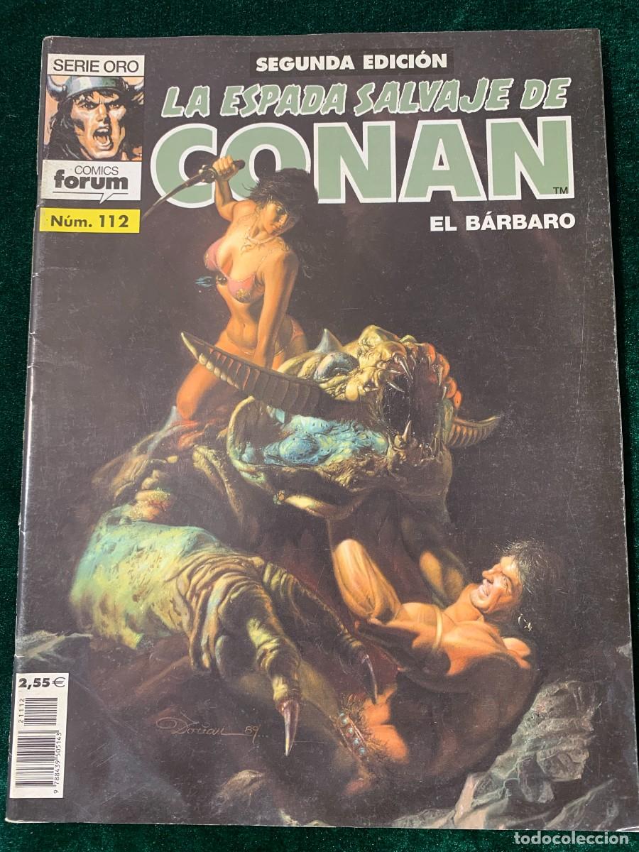 C&oacute;mics: COMICS; &laquo; LA ESPADA SALVAJE DE CONAN N&ordm; 112 &raquo; SERIE ORO - Foto 1