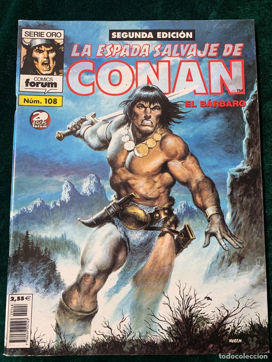 C&oacute;mics: COMICS; &laquo; LA ESPADA SALVAJE DE CONAN N&ordm; 108 &raquo; SERIE ORO - Foto 1
