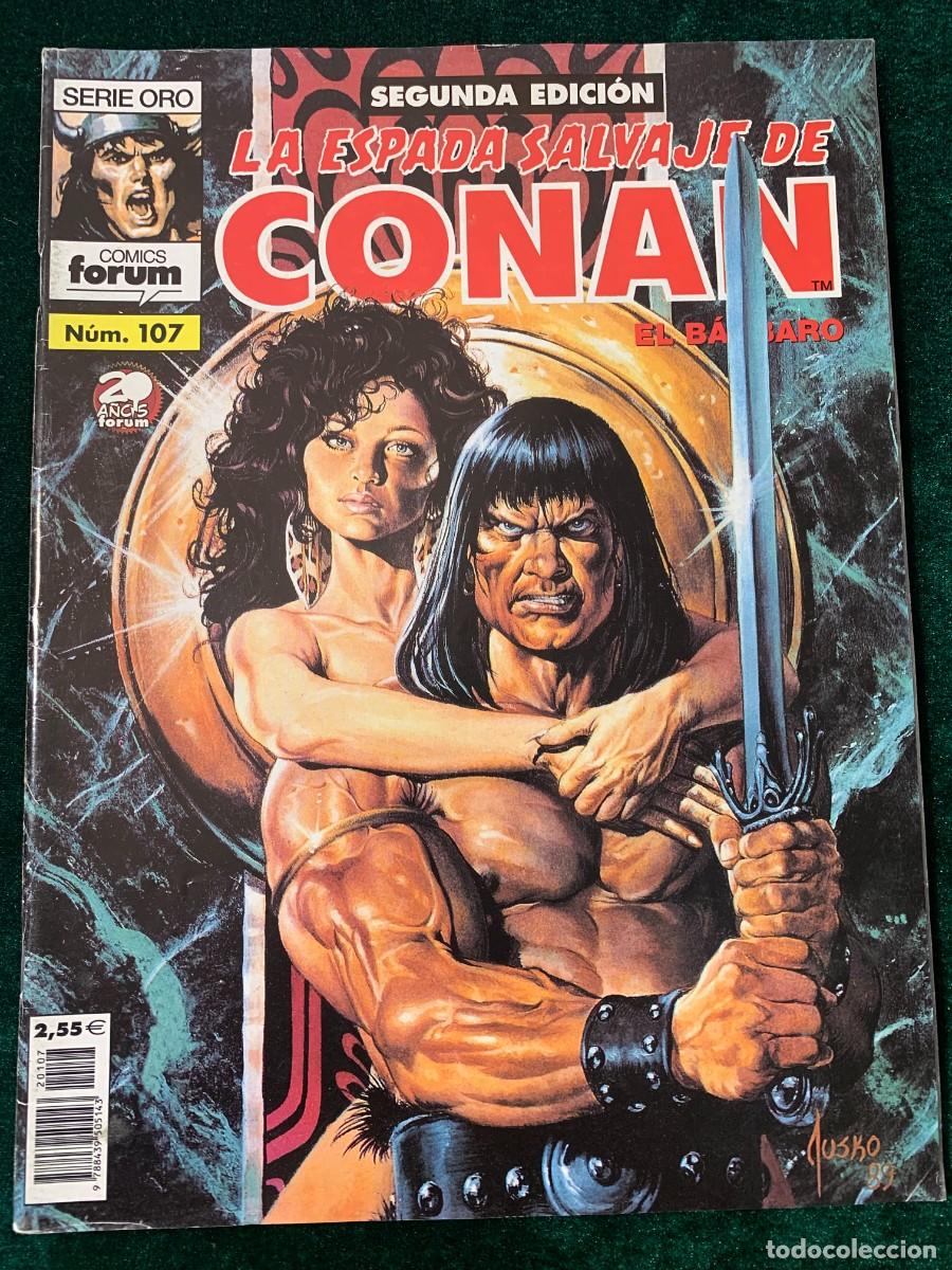 C&oacute;mics: COMICS; &laquo; LA ESPADA SALVAJE DE CONAN N&ordm; 107 &raquo; SERIE ORO - Foto 1