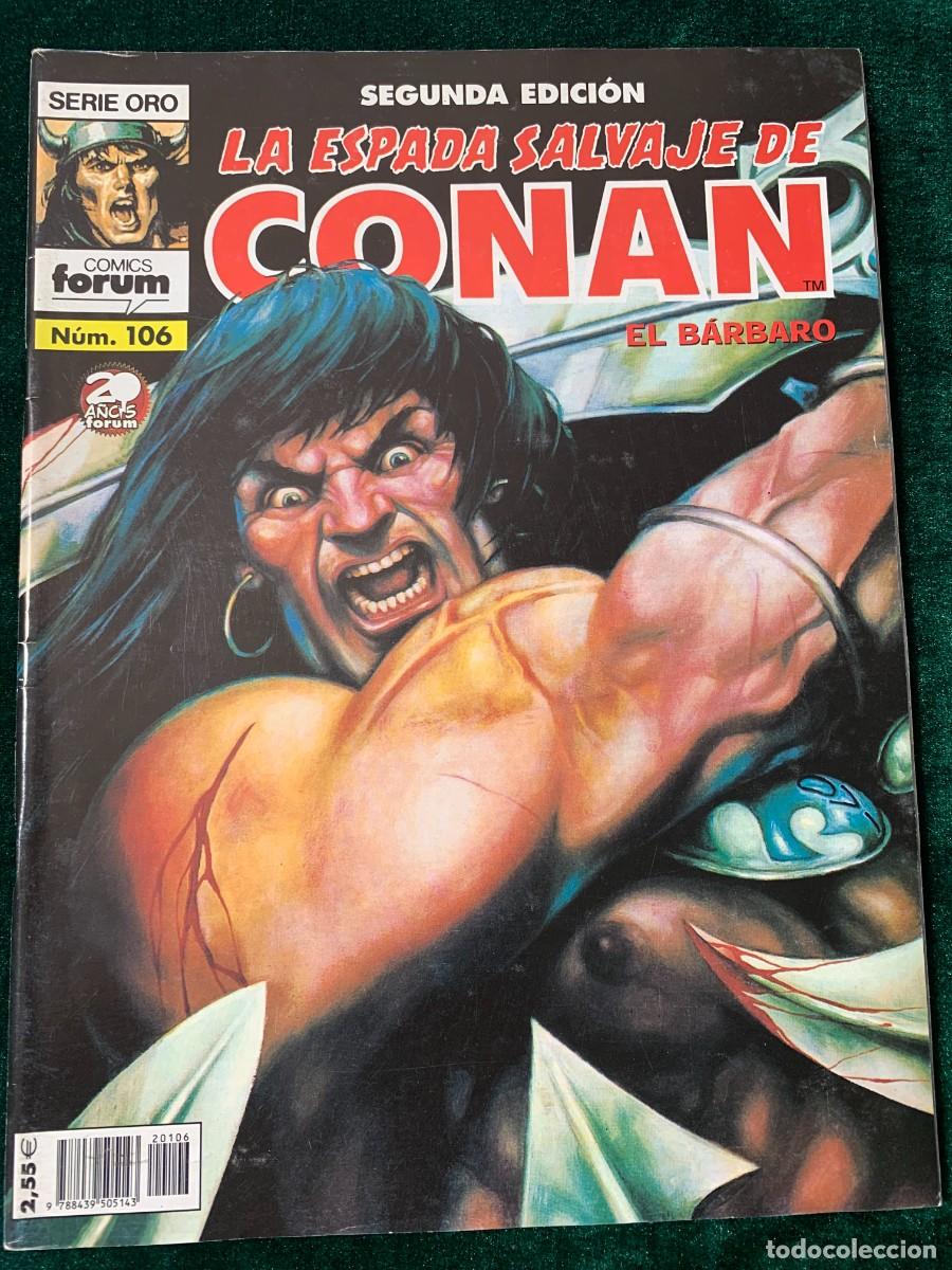 C&oacute;mics: COMICS; &laquo; LA ESPADA SALVAJE DE CONAN N&ordm; 106 &raquo; SERIE ORO - Foto 1