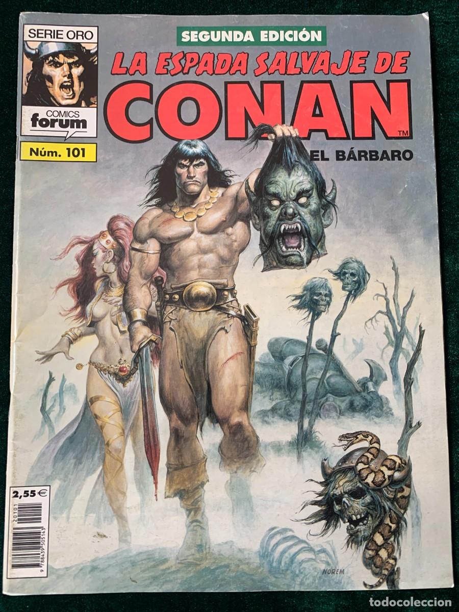 C&oacute;mics: COMICS; &laquo; LA ESPADA SALVAJE DE CONAN N&ordm; 101 &raquo; SERIE ORO - Foto 1
