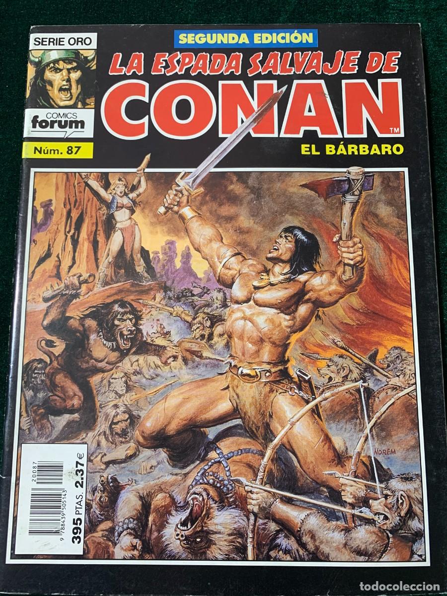 C&oacute;mics: COMICS; &laquo; LA ESPADA SALVAJE DE CONAN N&ordm; 87 &raquo; SERIE ORO - Foto 1