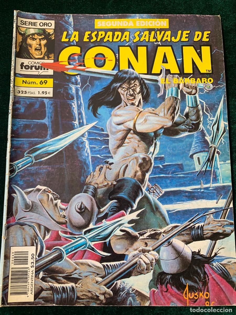 C&oacute;mics: COMICS; &laquo; LA ESPADA SALVAJE DE CONAN N&ordm; 69 &raquo; SERIE ORO - Foto 1