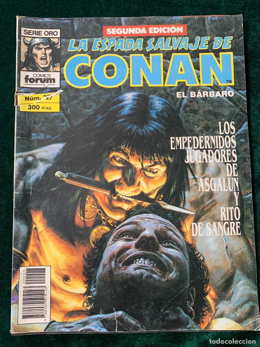 C&oacute;mics: COMICS; &laquo; LA ESPADA SALVAJE DE CONAN N&ordm; 24 &raquo; SERIE ORO - Foto 1