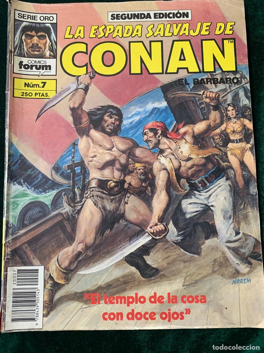 C&oacute;mics: COMICS; &laquo; LA ESPADA SALVAJE DE CONAN N&ordm; 7 &raquo; SERIE ORO - Foto 1