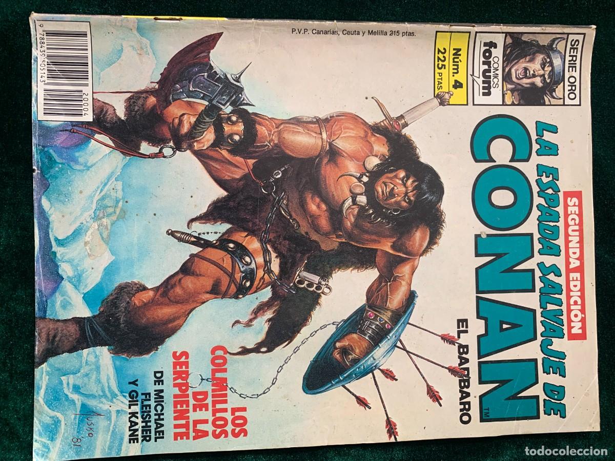 C&oacute;mics: COMICS; &laquo; LA ESPADA SALVAJE DE CONAN N&ordm; 4 &raquo; SERIE ORO - Foto 2