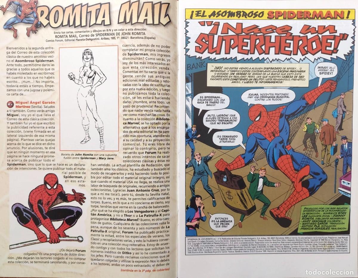 C&oacute;mics: Spiderman de John Romita n&ordm; 4 - C&oacute;mics Forum 1999 - Foto 2