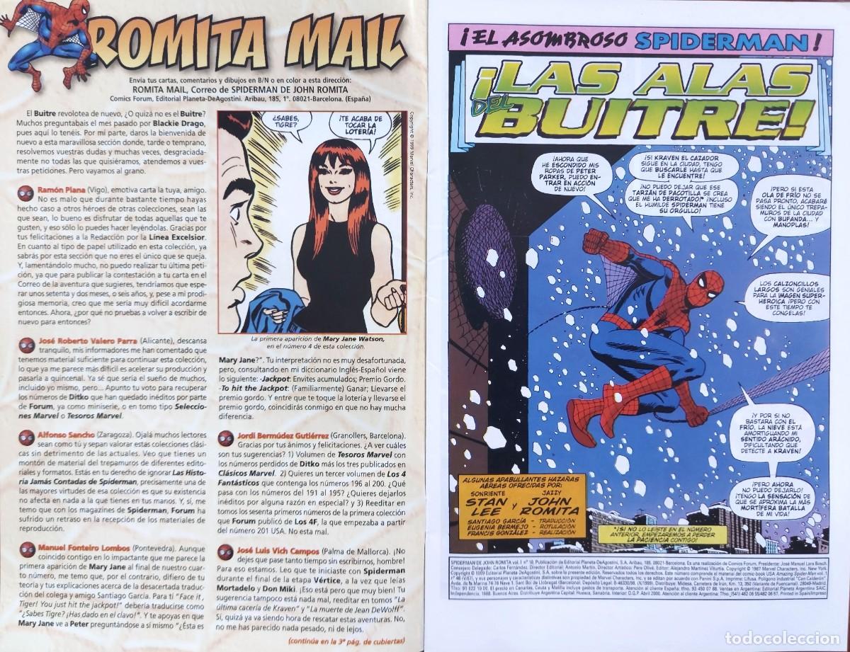 C&oacute;mics: Spiderman de John Romita N&ordm; 10 - C&oacute;mics Forum 1999 - Foto 2