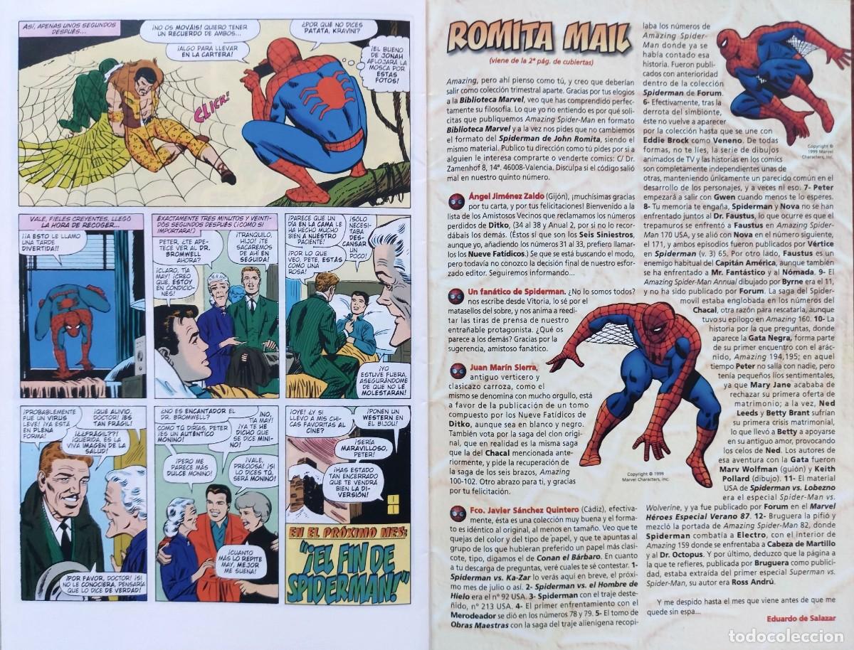 C&oacute;mics: Spiderman de John Romita N&ordm; 11 - C&oacute;mics Forum 1999 - Foto 4