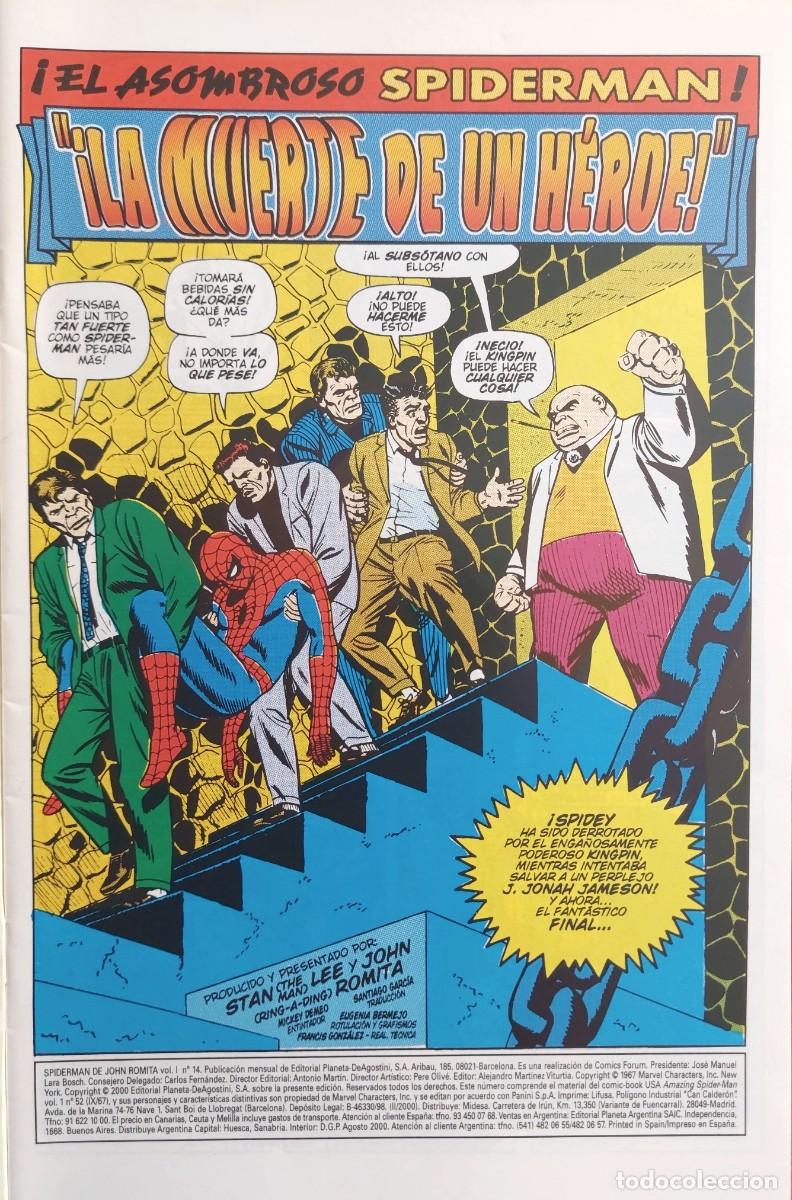C&oacute;mics: Spiderman de John Romita N&ordm; 14 - C&oacute;mics Forum 2000 - Foto 2