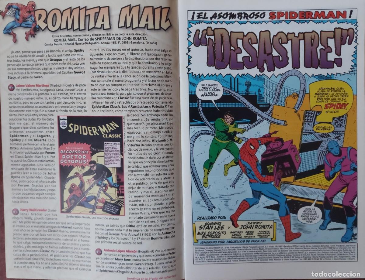 C&oacute;mics: Spiderman de John Romita N&ordm; 18 - C&oacute;mics Forum 2000 - Foto 2