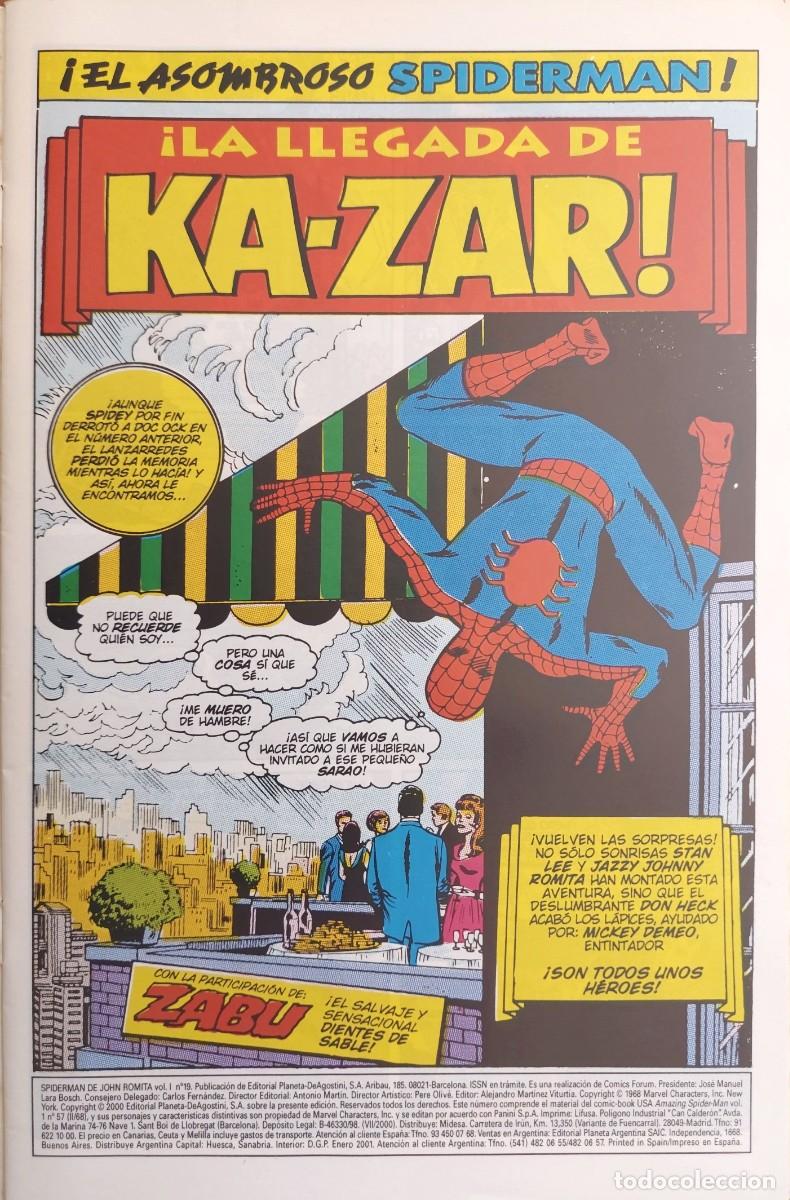C&oacute;mics: Spiderman de John Romita N&ordm; 19 - C&oacute;mics Forum 2000 - Foto 2