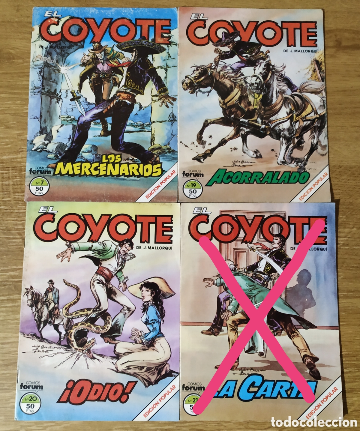 C&oacute;mics: Lote 3 c&oacute;mics El Coyote - n&uacute;meros 7, 19 y 20 (C&oacute;mics Forum) - Foto 1