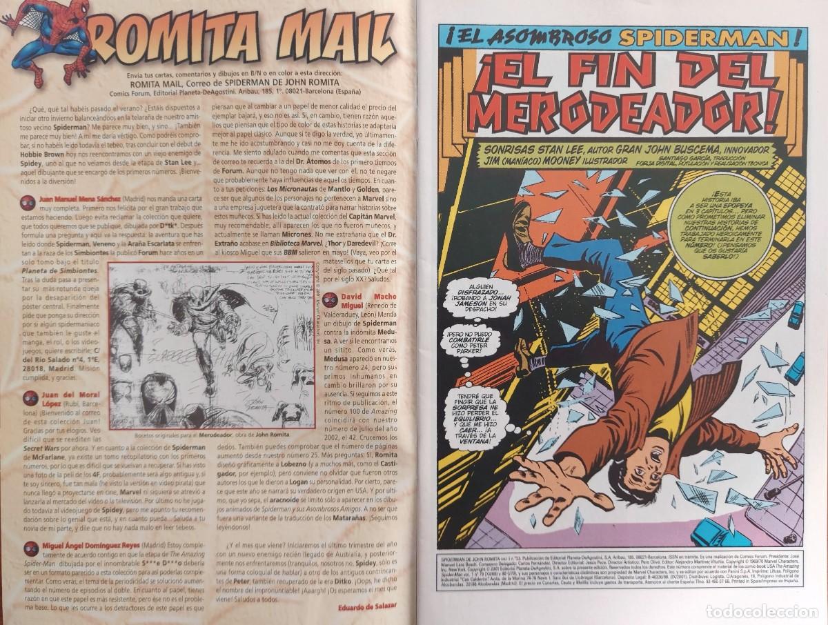 C&oacute;mics: Spiderman de John Romita N&ordm; 33 - C&oacute;mics Forum 2001 - Foto 2