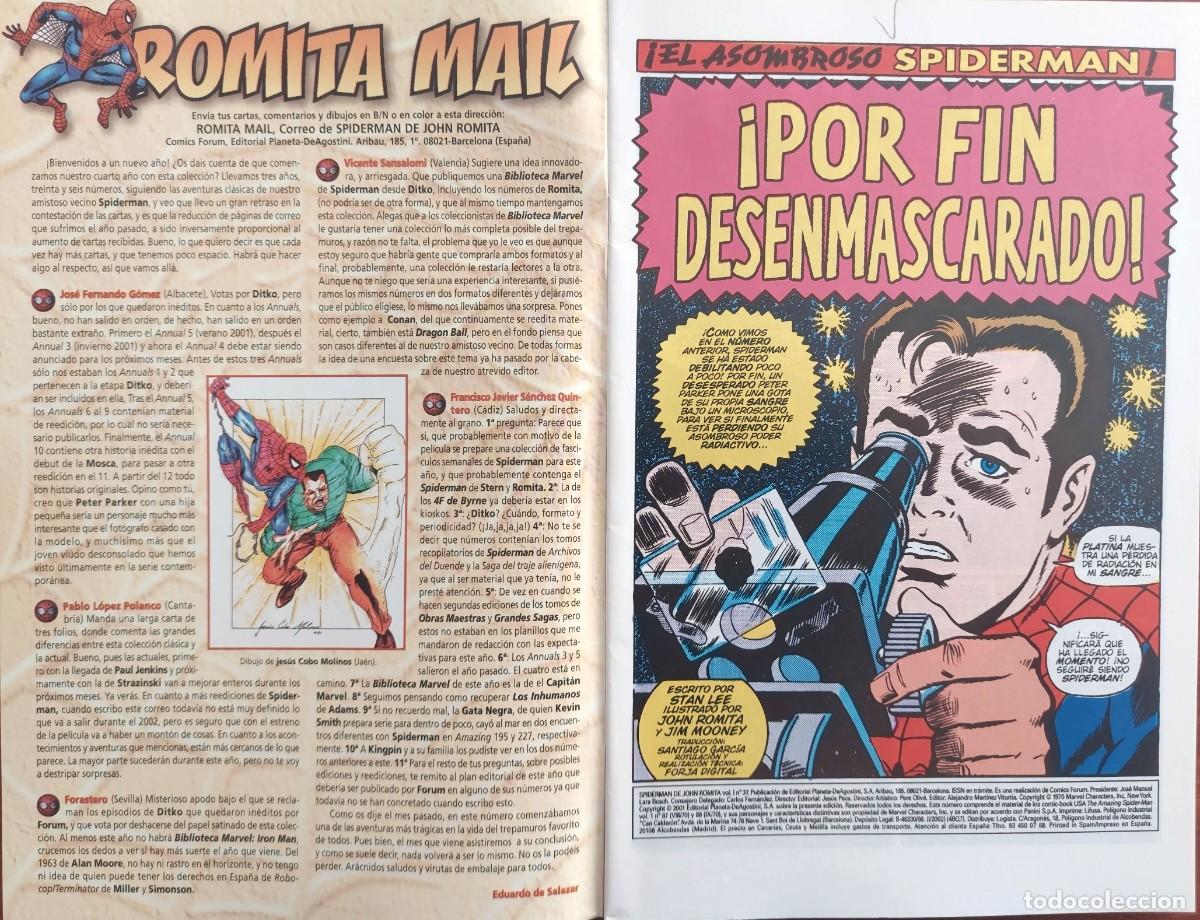 C&oacute;mics: Spiderman de John Romita N&ordm; 37 - C&oacute;mics Forum 2002 - Foto 2