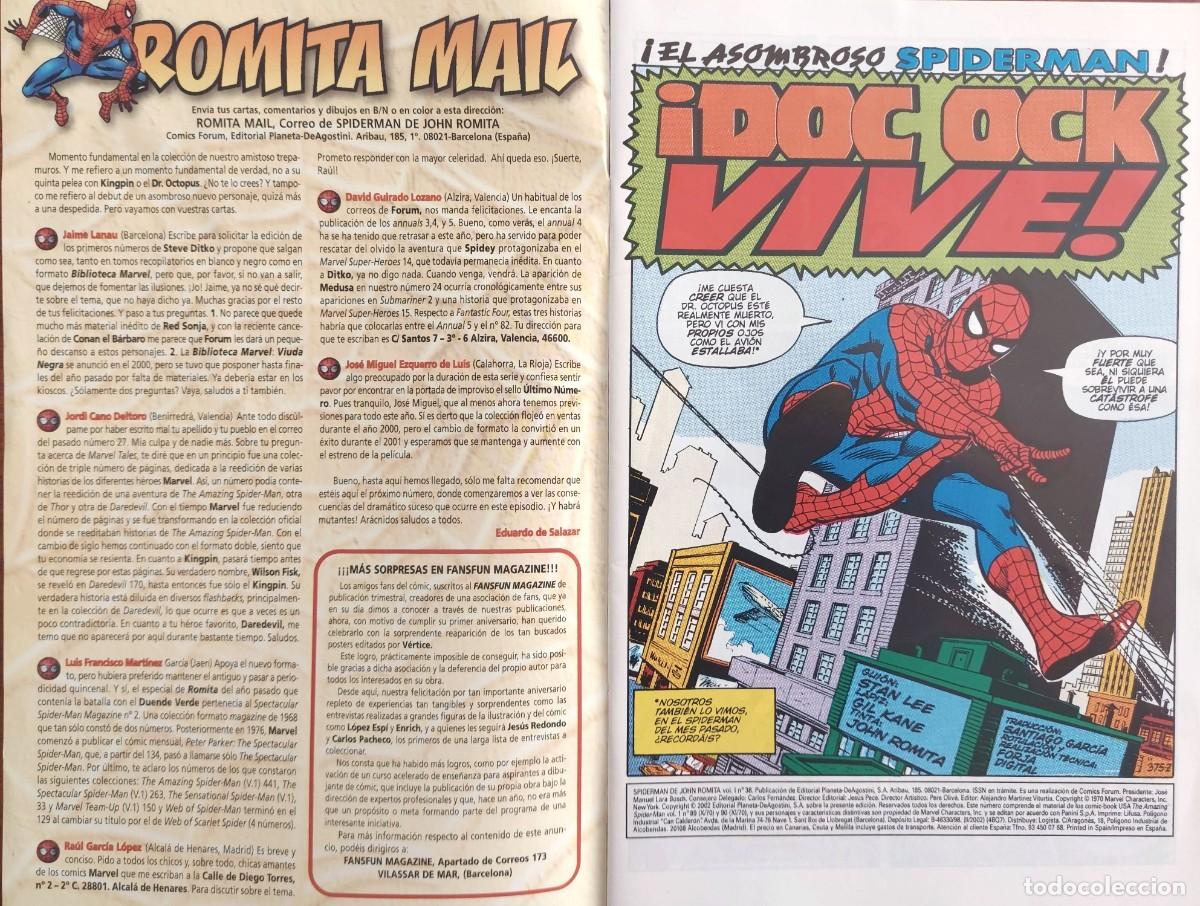 C&oacute;mics: Spiderman de John Romita N&ordm; 38 - C&oacute;mics Forum 2002 - Foto 2