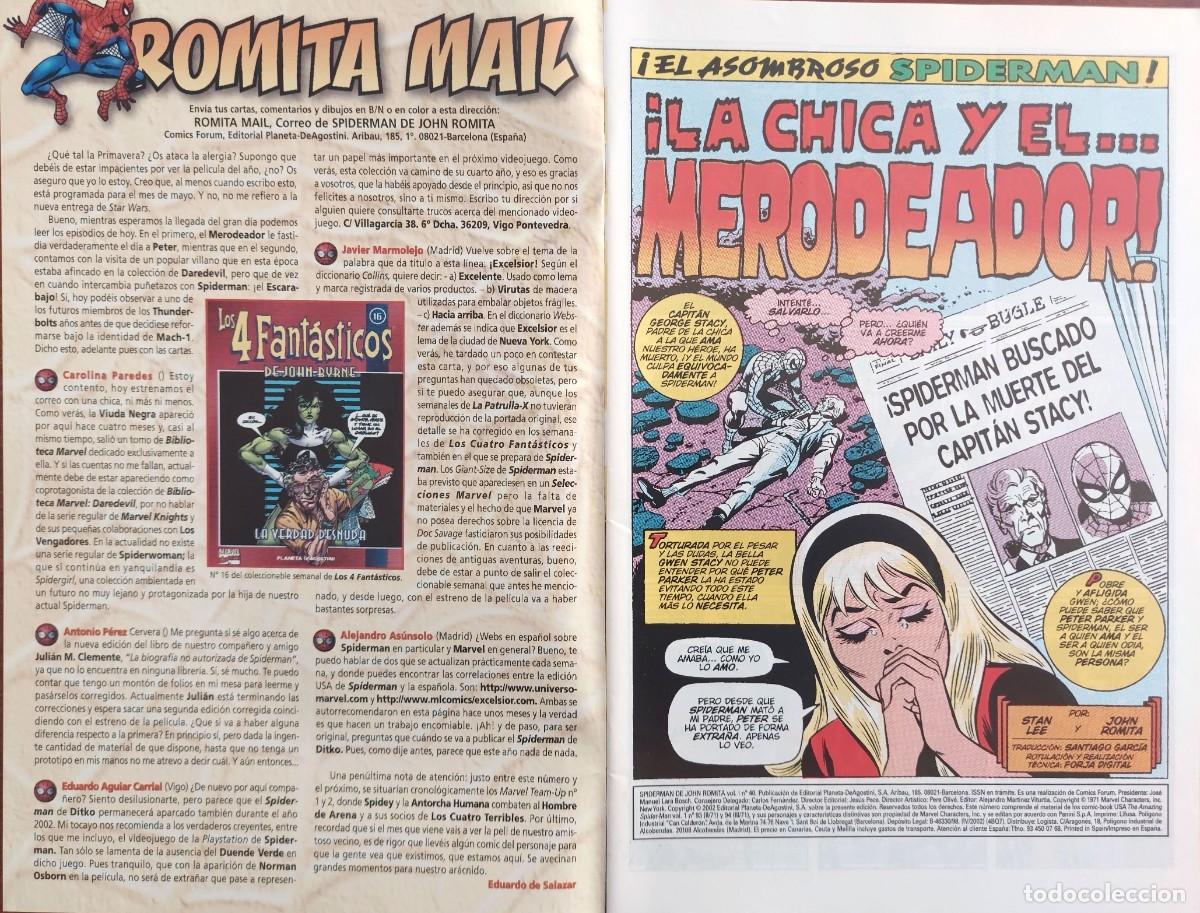 C&oacute;mics: Spiderman de John Romita N&ordm; 40 - C&oacute;mics Forum 2002 - Foto 2