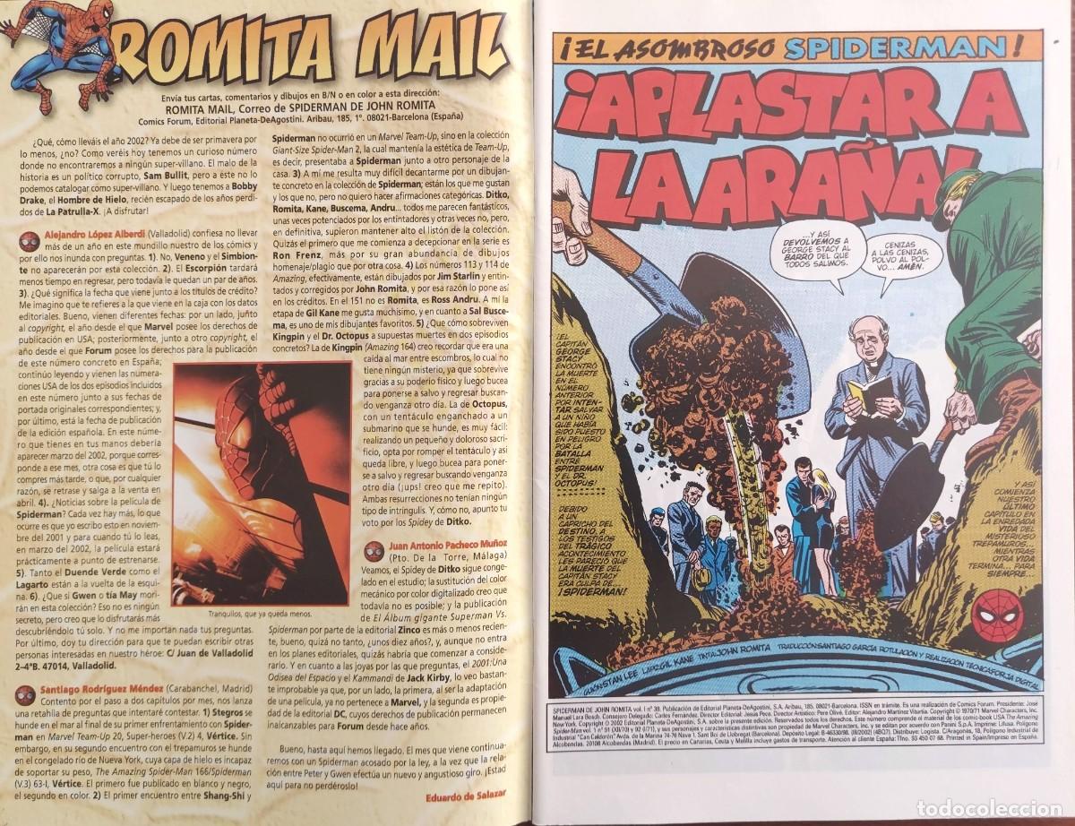 C&oacute;mics: Spiderman de John Romita N&ordm; 39 - C&oacute;mics Forum 2002 - Foto 2