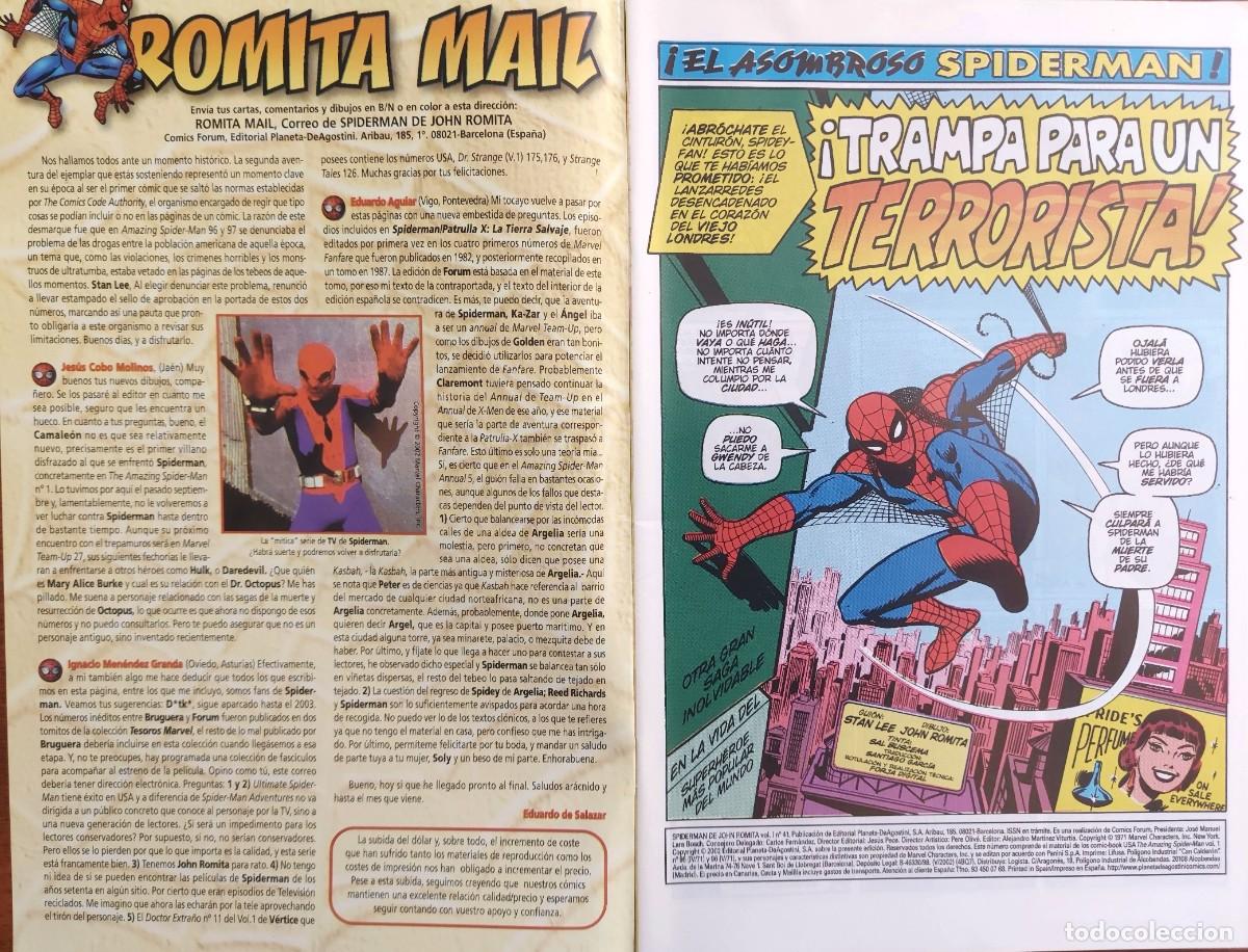 C&oacute;mics: Spiderman de John Romita N&ordm; 41 - C&oacute;mics Forum 2002 - Foto 2