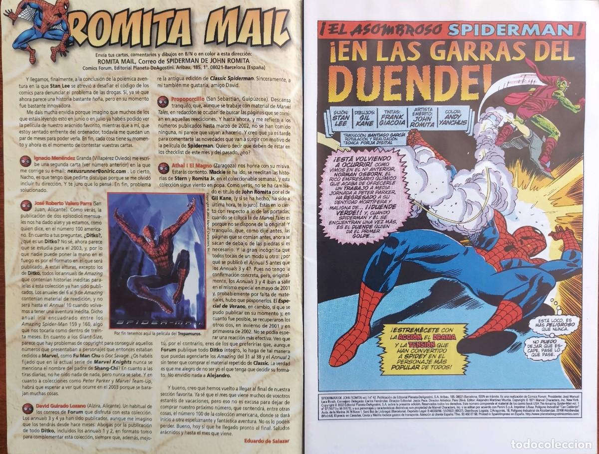 C&oacute;mics: Spiderman de John Romita N&ordm; 42 - C&oacute;mics Forum 2002 - Foto 2