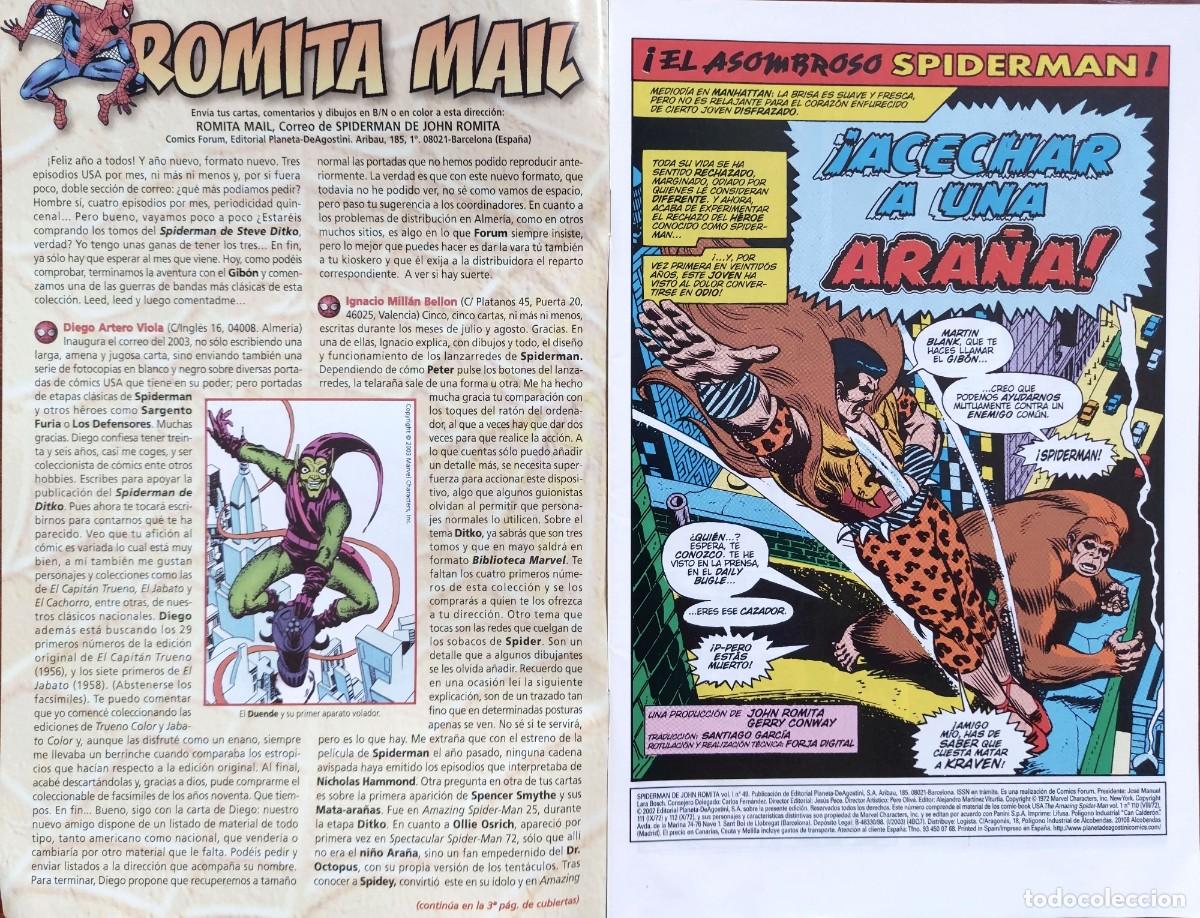 C&oacute;mics: Spiderman de John Romita N&ordm; 49 - C&oacute;mics Forum 2003 - Foto 2