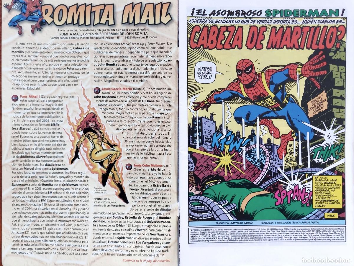 C&oacute;mics: Spiderman de John Romita N&ordm; 50 - C&oacute;mics Forum 2003 - Foto 2
