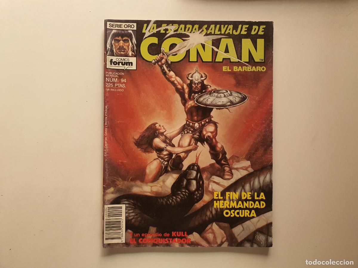 C&oacute;mics: COMIC LA ESPADA DE CONAN EL BARBARO - N&ordm; 94 - SERIE ORO - Foto 1