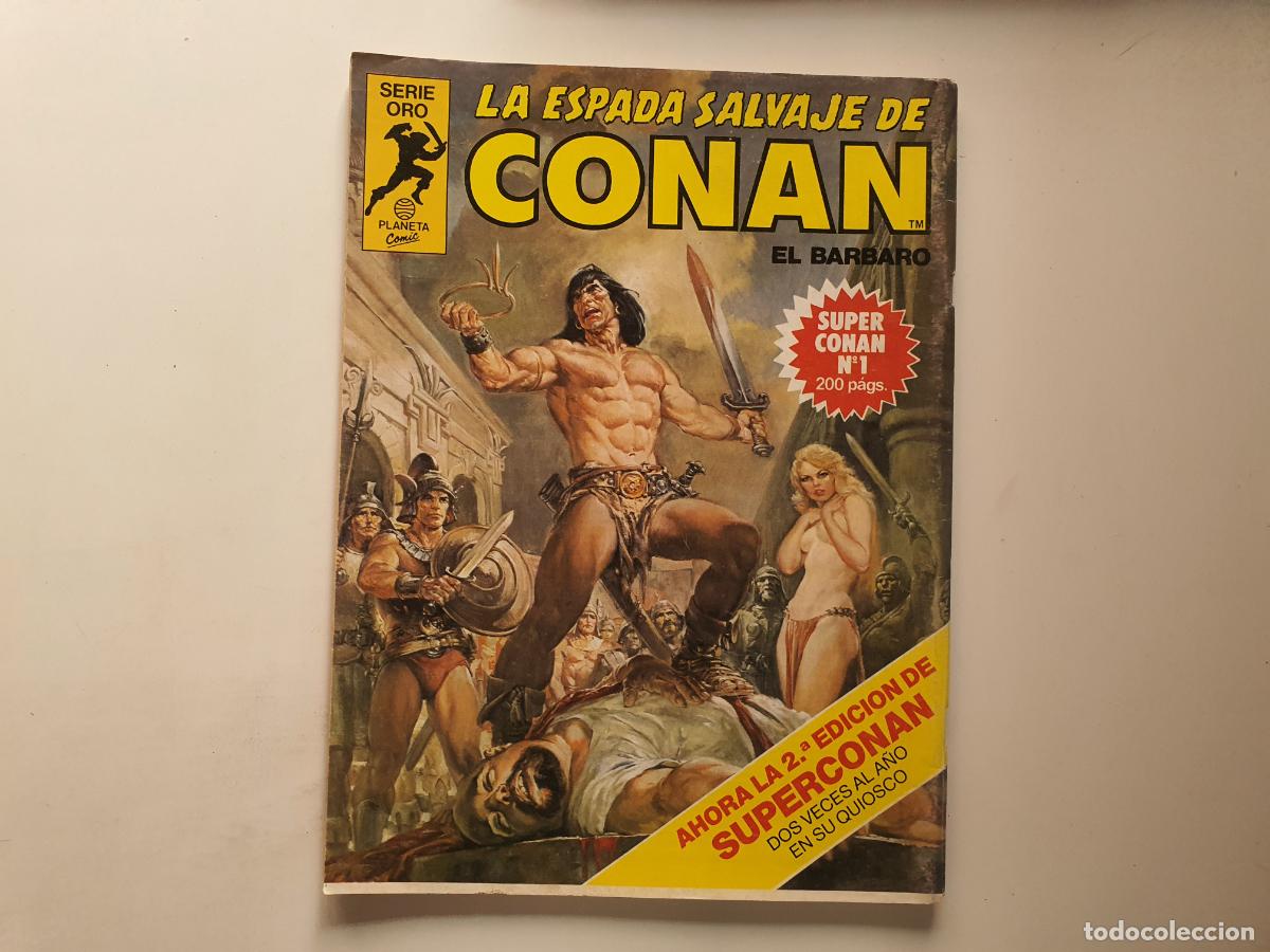 C&oacute;mics: COMIC LA ESPADA DE CONAN EL BARBARO - N&ordm; 92 - SERIE ORO - Foto 2