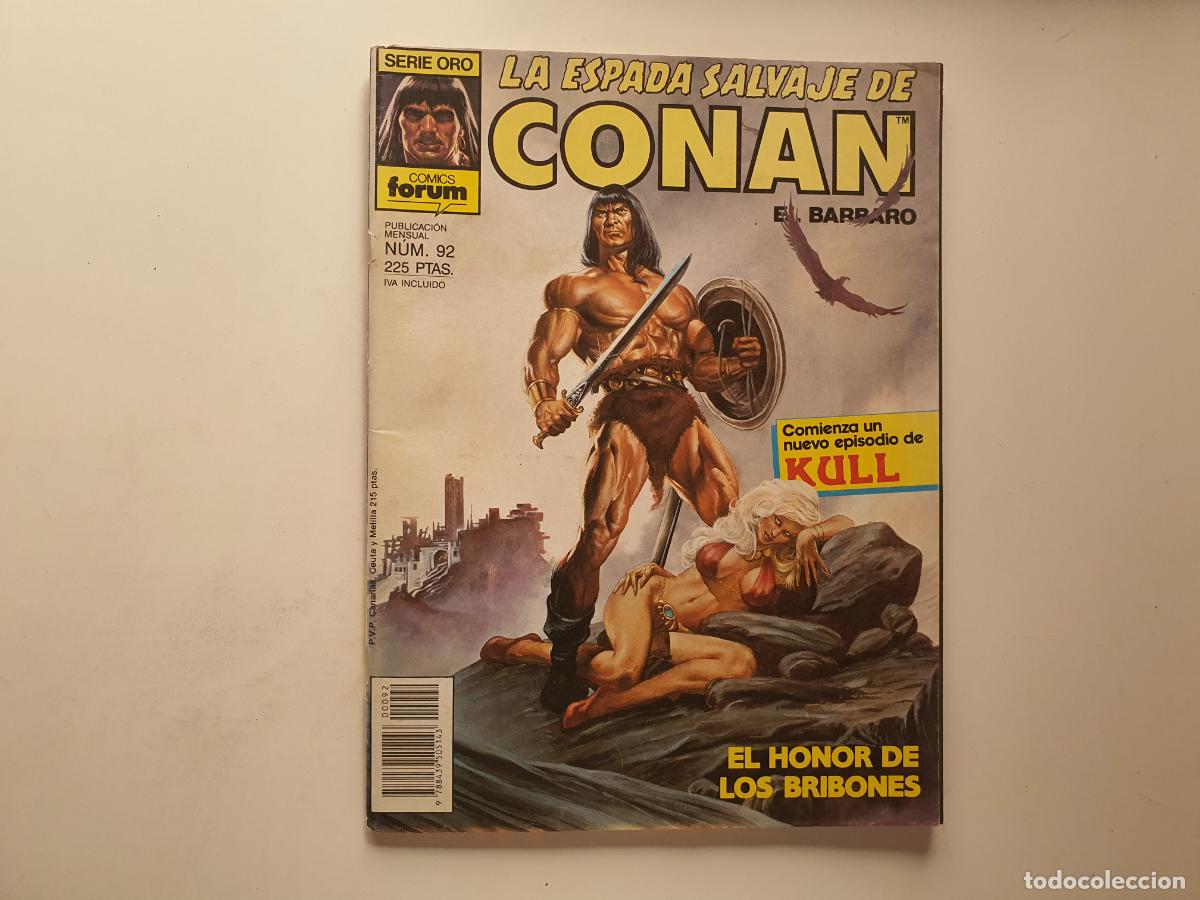 C&oacute;mics: COMIC LA ESPADA DE CONAN EL BARBARO - N&ordm; 92 - SERIE ORO - Foto 1