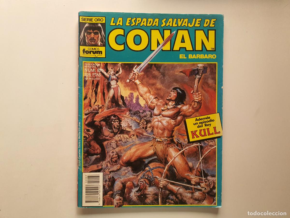 C&oacute;mics: COMIC LA ESPADA DE CONAN EL BARBARO - N&ordm; 87 - SERIE ORO - Foto 1